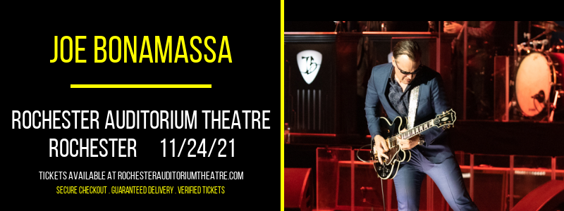 Joe Bonamassa at Rochester Auditorium Theatre tickets Joe Bonamassa at Rochester Auditorium Theatre