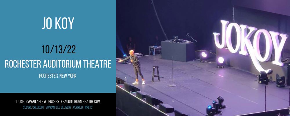 Jo Koy at Rochester Auditorium Theatre tickets Jo Koy at Rochester Auditorium Theatre