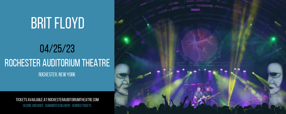 Brit Floyd at Rochester Auditorium Theatre tickets Brit Floyd at Rochester Auditorium Theatre
