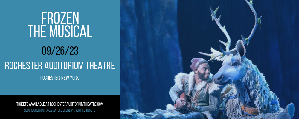 Frozen - The Musical at Rochester Auditorium Theatre tickets Frozen - The Musical at Rochester Auditorium Theatre