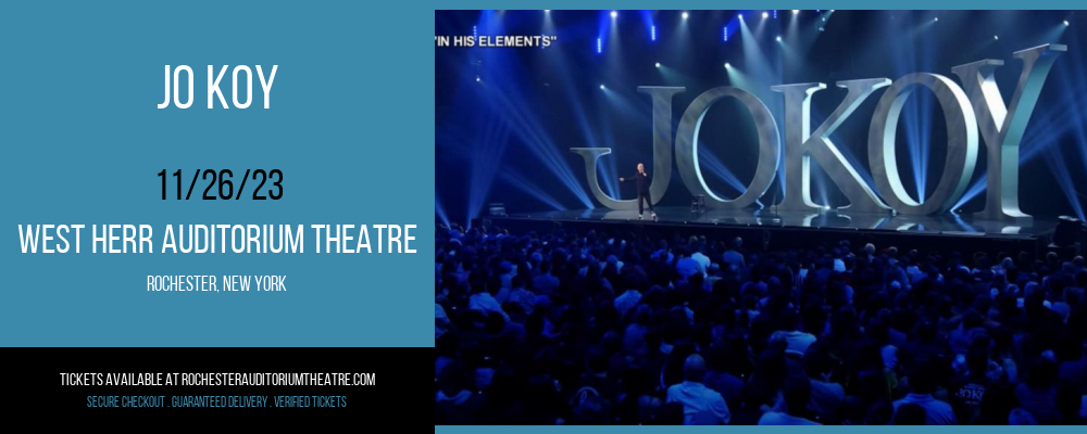 Jo Koy at West Herr Auditorium Theatre