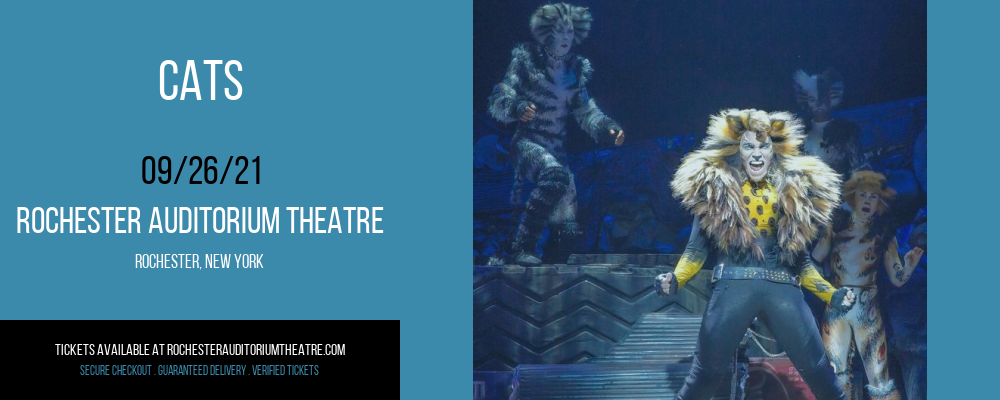 Cats at Rochester Auditorium Theatre tickets Cats at Rochester Auditorium Theatre