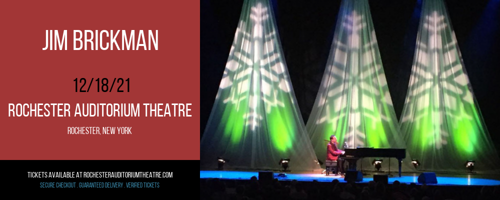 Jim Brickman [CANCELLED] at Rochester Auditorium Theatre