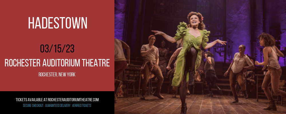 Hadestown at Rochester Auditorium Theatre tickets Hadestown at Rochester Auditorium Theatre