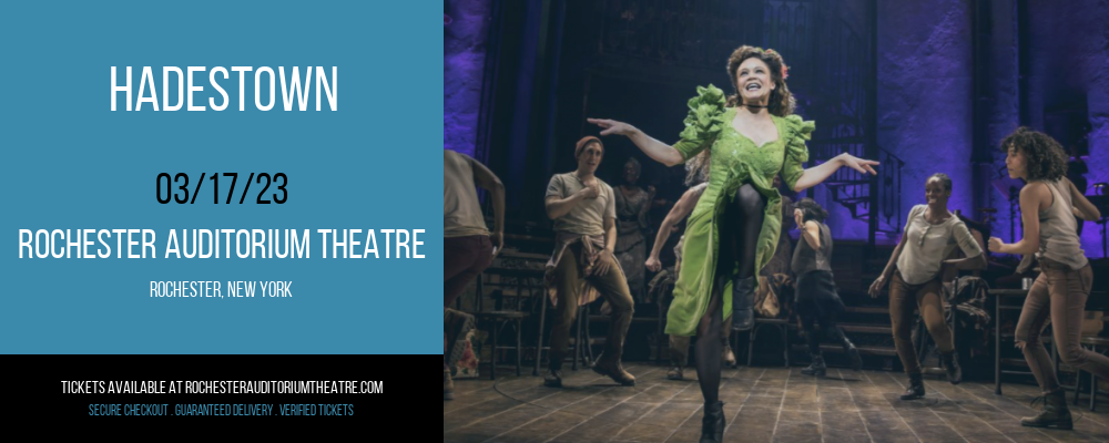 Hadestown at Rochester Auditorium Theatre tickets Hadestown at Rochester Auditorium Theatre