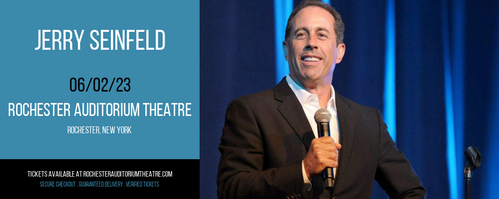 Jerry Seinfeld at Rochester Auditorium Theatre