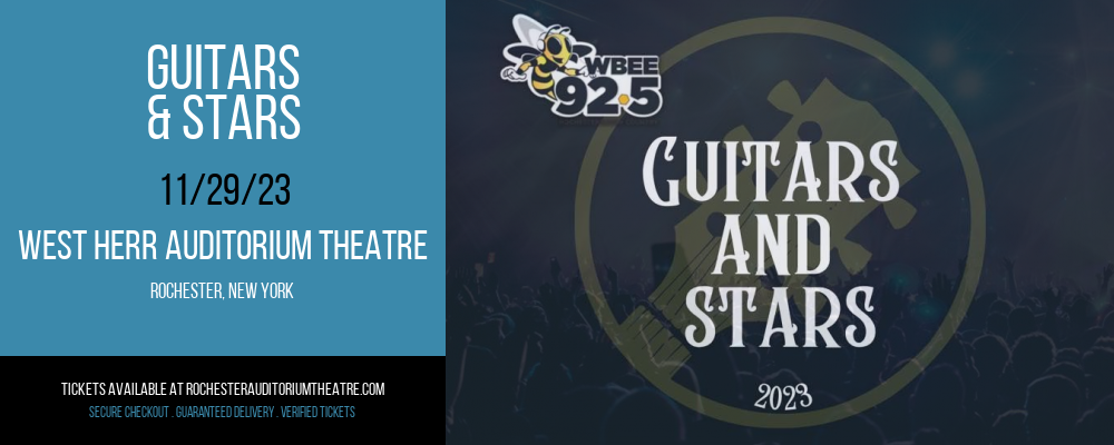 Guitars & Stars at West Herr Auditorium Theatre