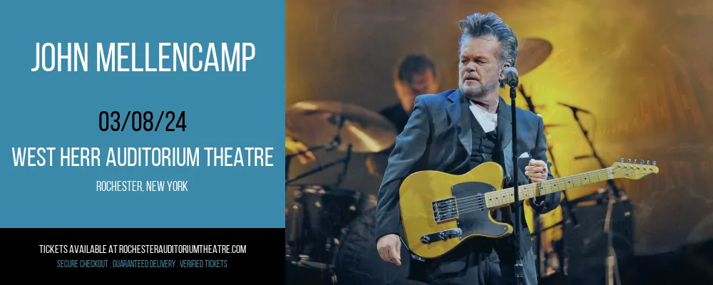 John Mellencamp at West Herr Auditorium Theatre