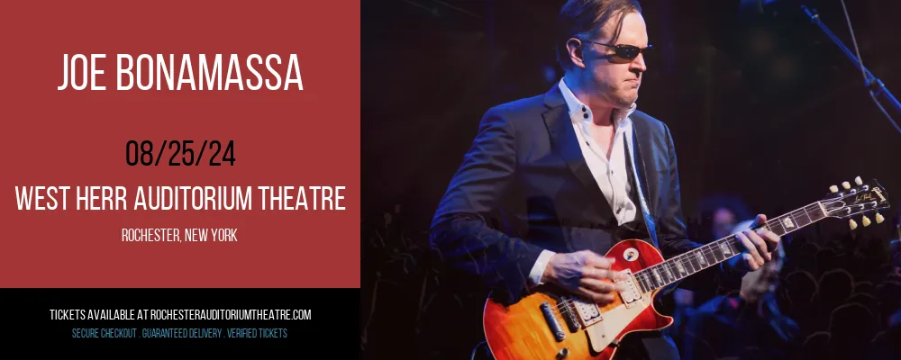 Joe Bonamassa at West Herr Auditorium Theatre